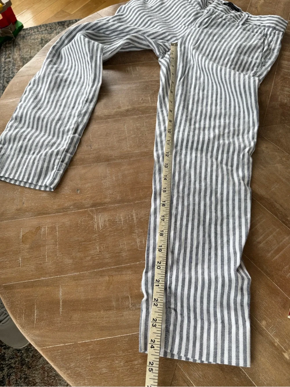 Banana Republic Petite Avery Straight Fit Linen Cotton Pants